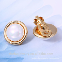 unique jewelry findings small gold earrings with pearl customized